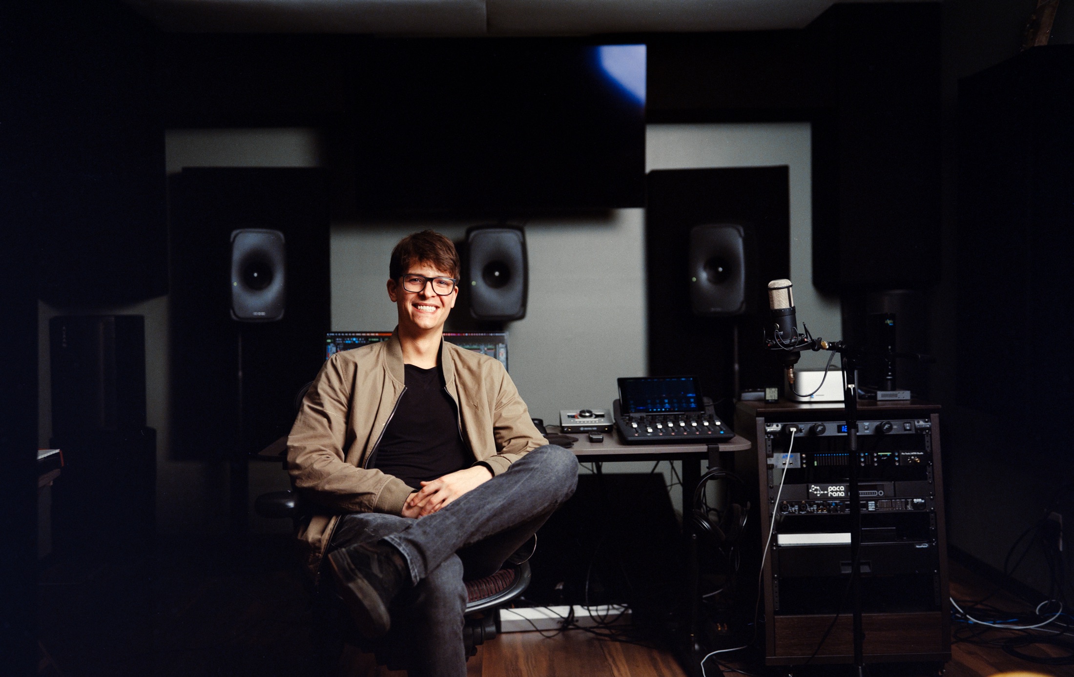 Brian Sloss in his studio